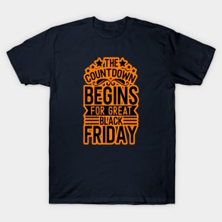 black friday, orange and black friday T-Shirt